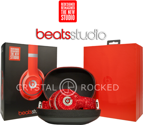 Beats Studio3 Wireless Over‑ear Headphones Swarovski - Beats By Dr Dre Solo Hd Packag (600x600), Png Download