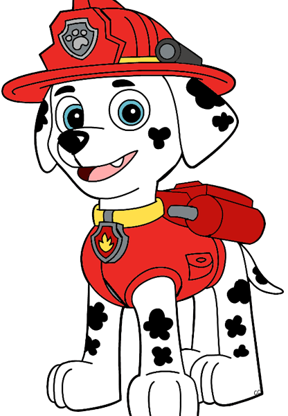 Download Transparent Marshall Paw Patrol Cartoon Paw Patrol Clip Art