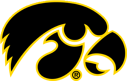 Indiana Hoosiers - Iowa Hawkeyes Logo (504x360), Png Download