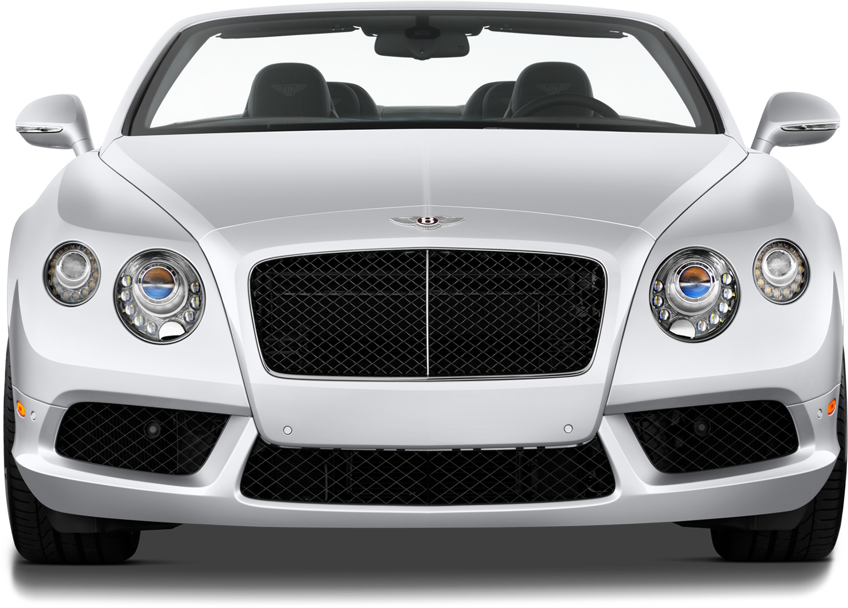 Bentley Continental Front View (2048x1360), Png Download