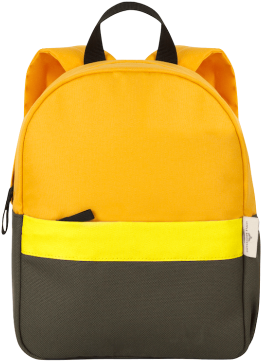 Banana Yellow - Yellow School Bag Png (500x500), Png Download