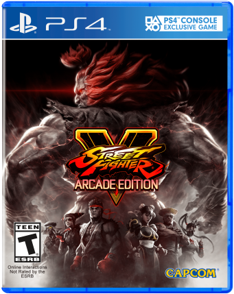 Sfvae Ps4 Fob Eng-447x500 Street Fighter V - Street Fighter V Arcade Edition (447x500), Png Download