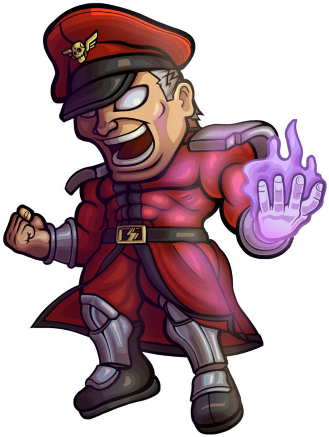 Street Fighter V - M Bison Street Fighter Chibi (807x991), Png Download