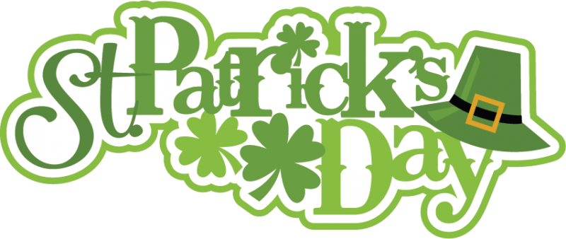 St Patricks Day Logo (800x338), Png Download