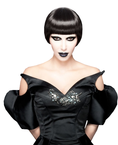Kim Kardashian - Kim Kardashian Goth (481x591), Png Download