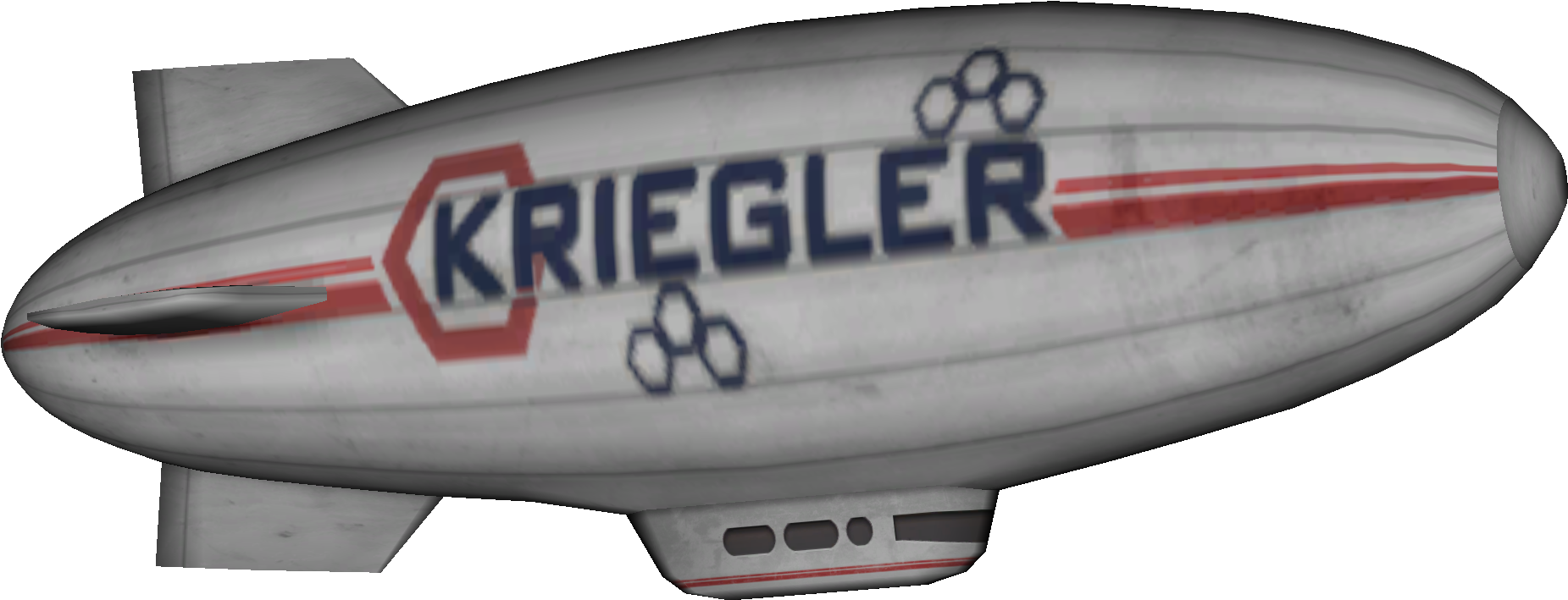Kriegler Blimp Mw2 - Blimp (1877x763), Png Download