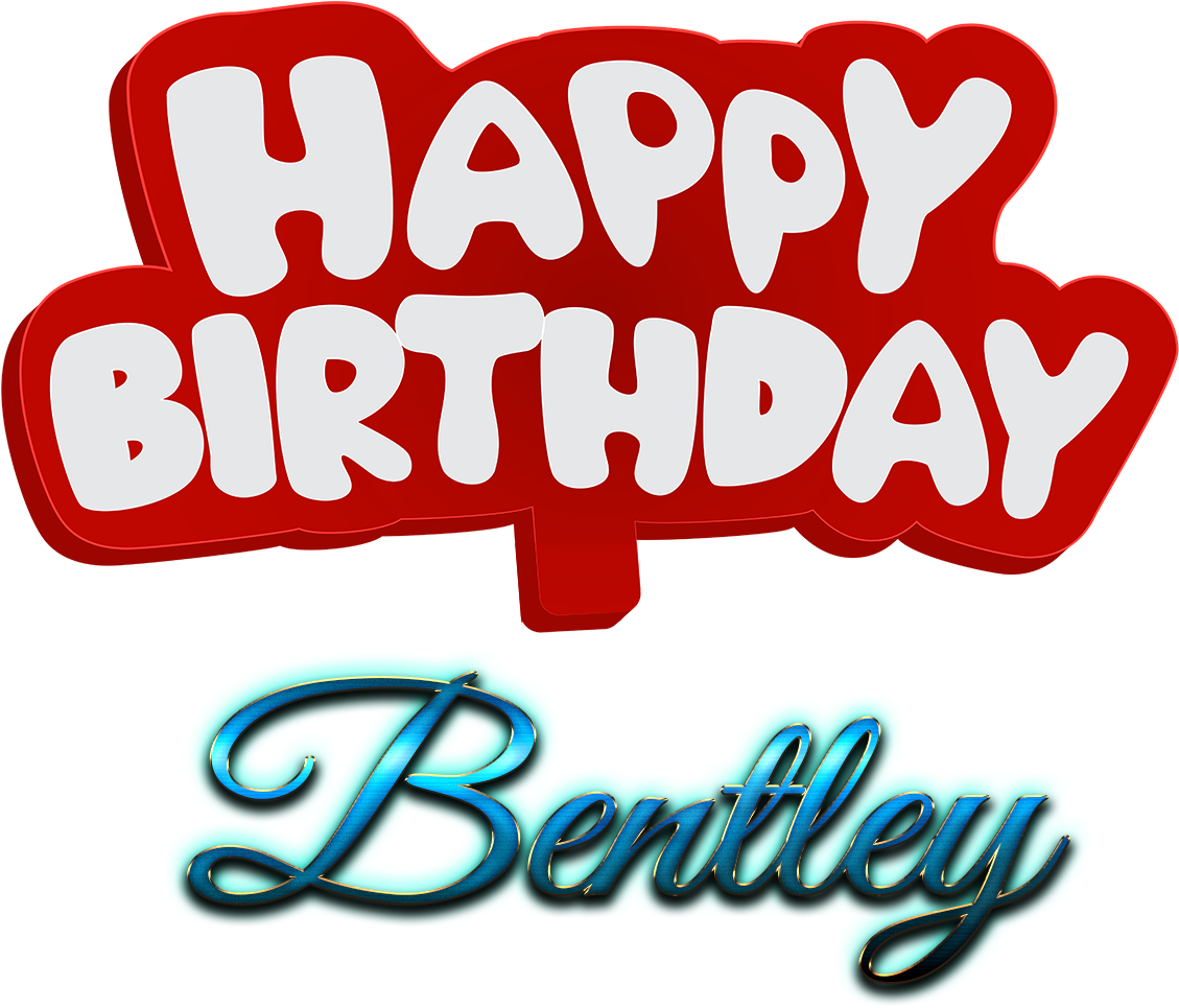 Bentley Happy Birthday Name Logo - Happy Birthday Kajal Name (1740x1052), Png Download