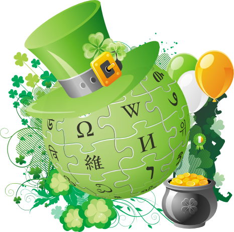 Wikipedia St Patrick's Day - St Patrick's Day Png (466x461), Png Download