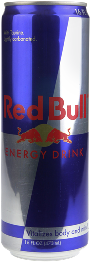 Red Bull Energy Drink - Red Bull Can Transparent (207x600), Png Download