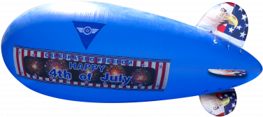 Helium Balloons Blimps 17ft Pvc - Balloon (375x375), Png Download