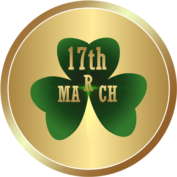 Coin Clipart St Patricks Day - Circle (600x600), Png Download