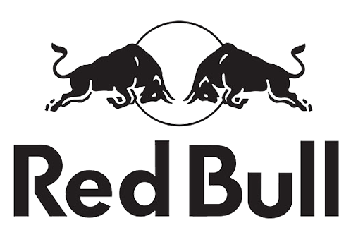 Redbull - Red Bull Logo Black And White (500x500), Png Download