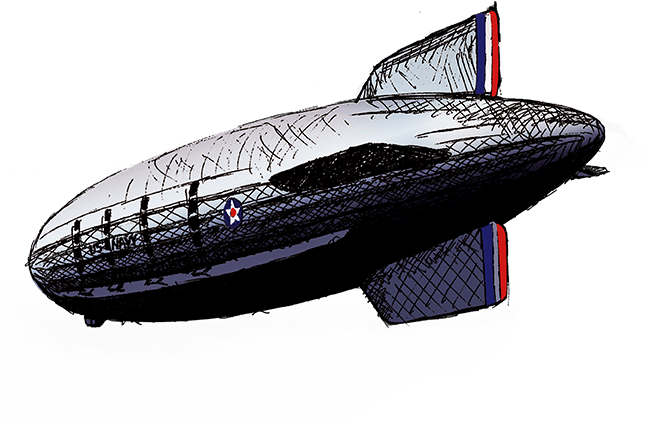 Illustration Of The Uss Macon - Macon (647x455), Png Download