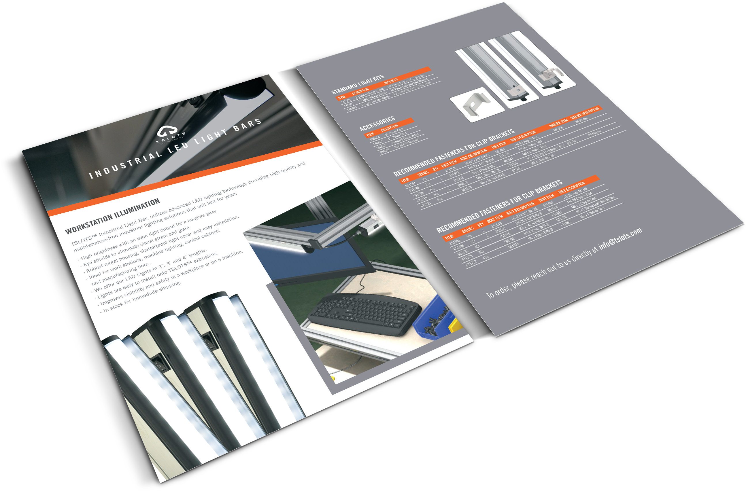 Industrial Lights Flyer - Brochure (3000x2000), Png Download