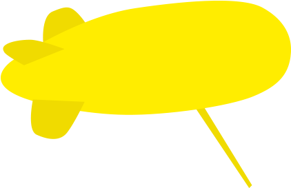 Blimp - Surfing (434x411), Png Download