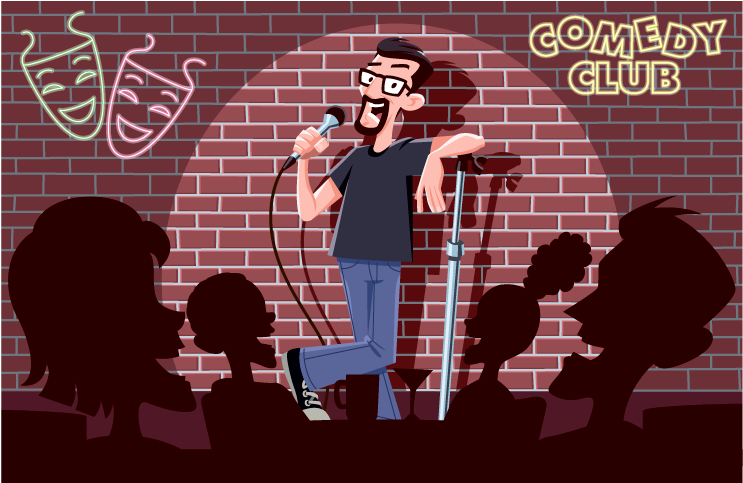 Comedy Night - Christian Comedy (792x612), Png Download