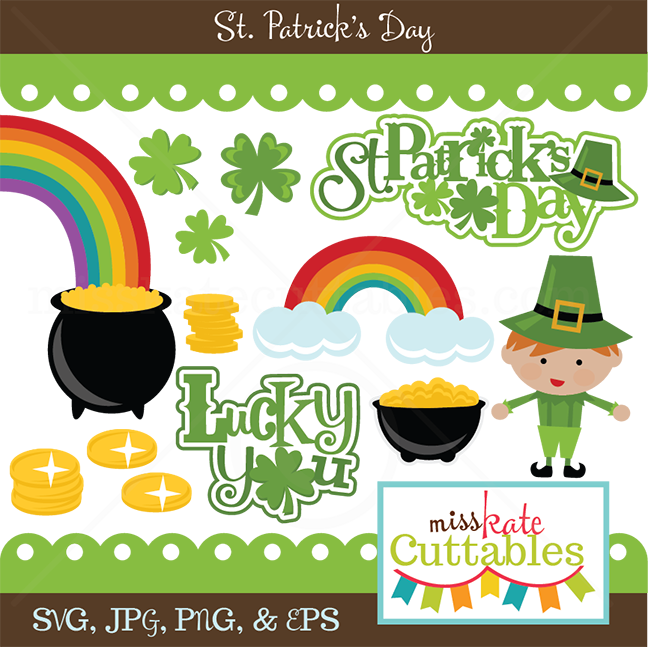 Patrick's Day Svg Scrapbook Bundle Svg Files Svg Cuts - Cafepress St. Day Throw Pillow (648x647), Png Download