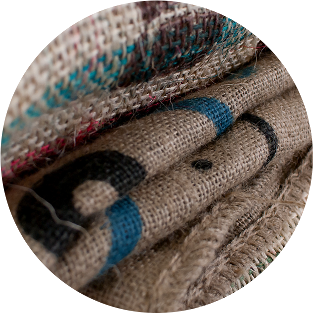 Decaf Coffee Burlap Bag (650x650), Png Download