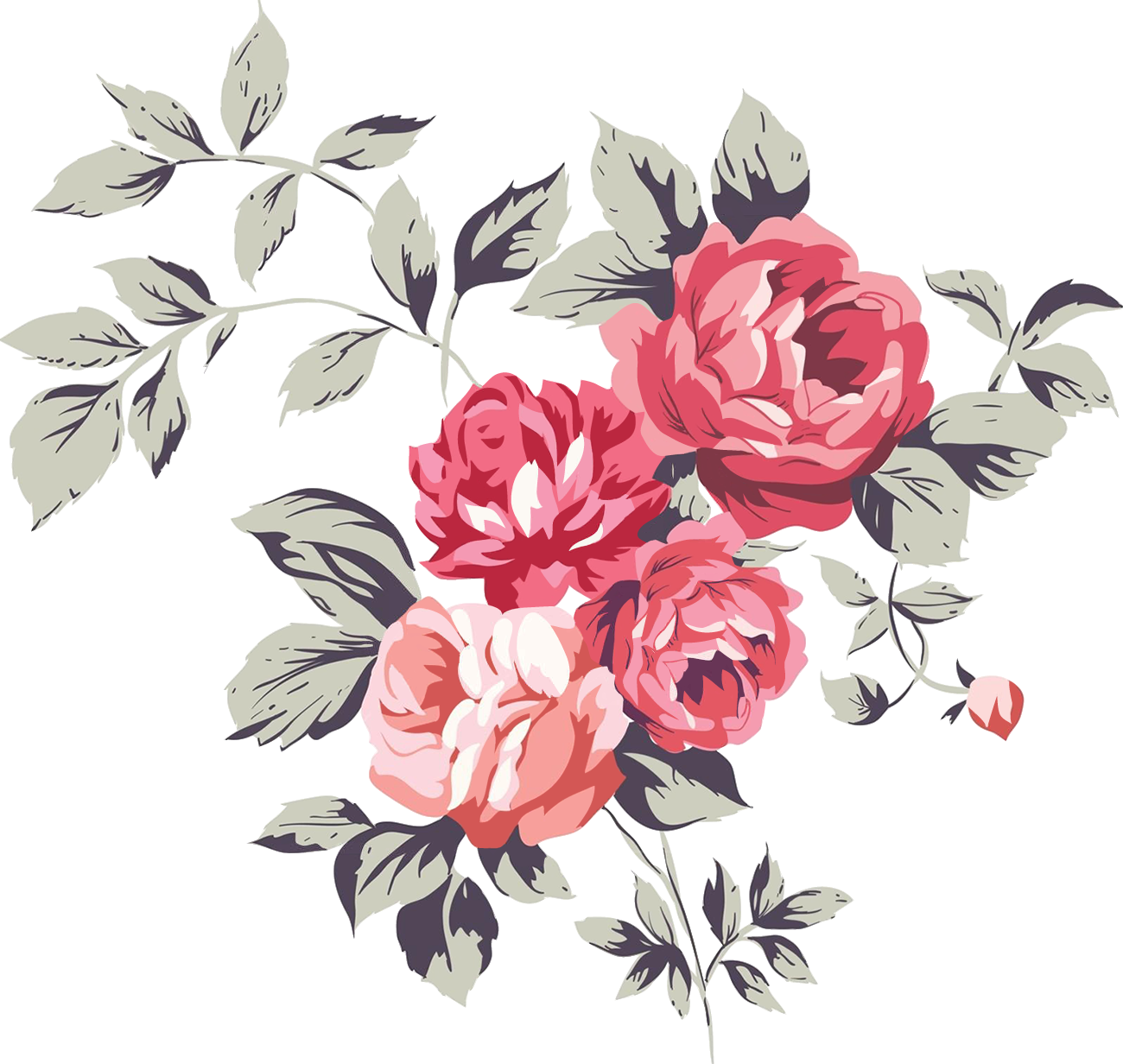 Floral Tattoo Png - Pgrahamdunn Pnl0102 Always Forever (1300x1232), Png Download