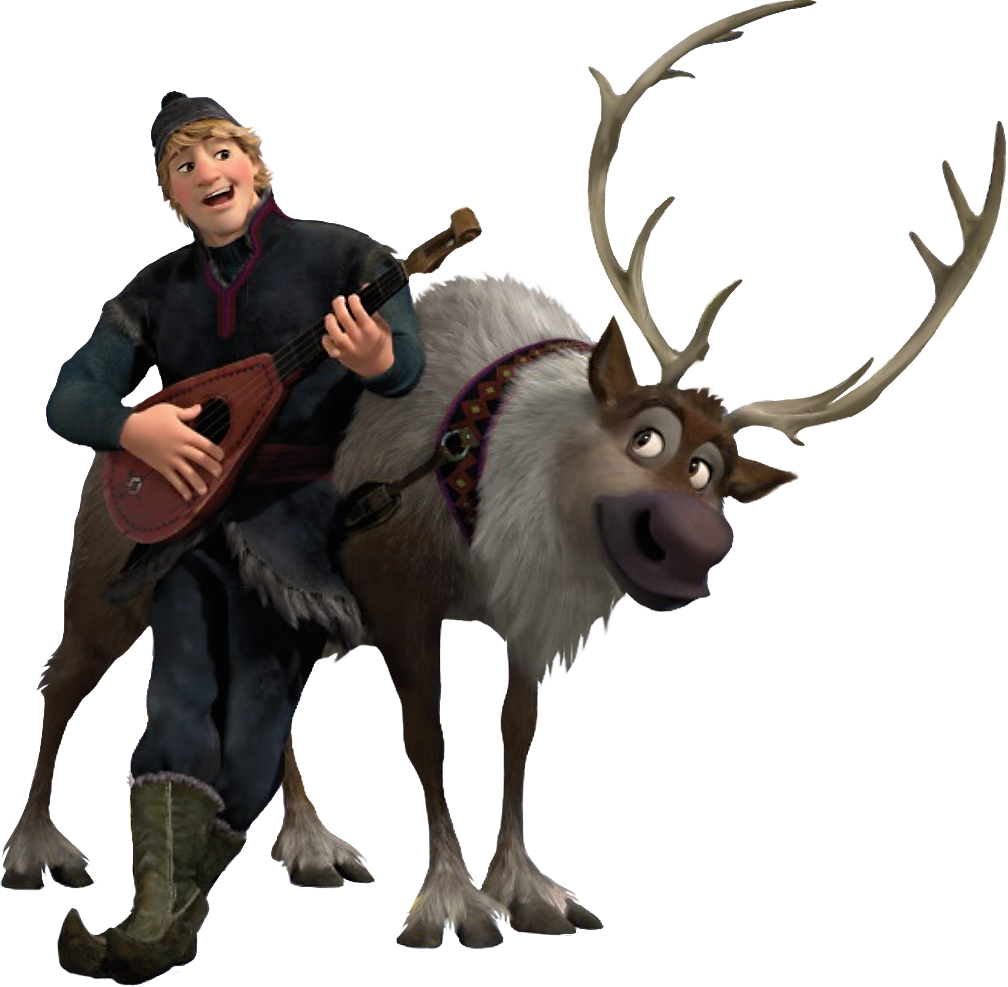 Frozen Sven Png Clipart - Frozen Kristoff E Sven (1008x987), Png Download