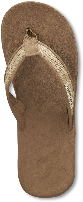 Indosole Tan Burlap Flip Flops Price Reviews Massdrop - Slipper (1080x1080), Png Download