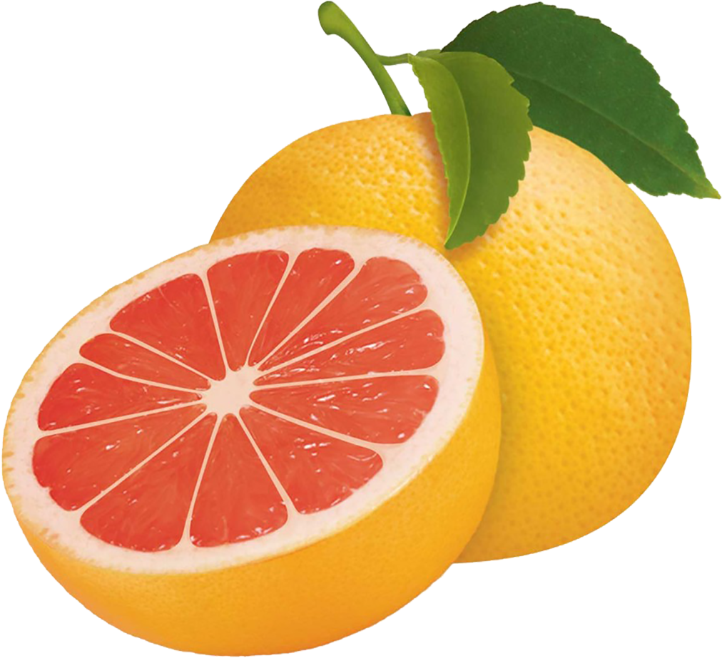 Grapefruit Transparent Png Sticker - Transparent Background Grapefruit Clipart (1024x1024), Png Download
