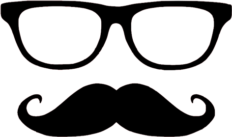 Mugstache - Mustache With Glasses (480x480), Png Download