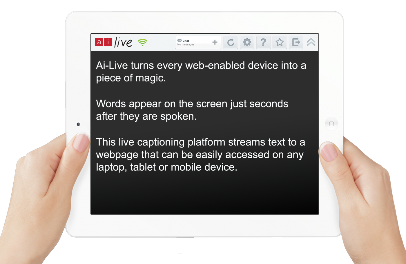 Live captions. Captioning device. live caption. captioning subtitling. device for deaf people.
