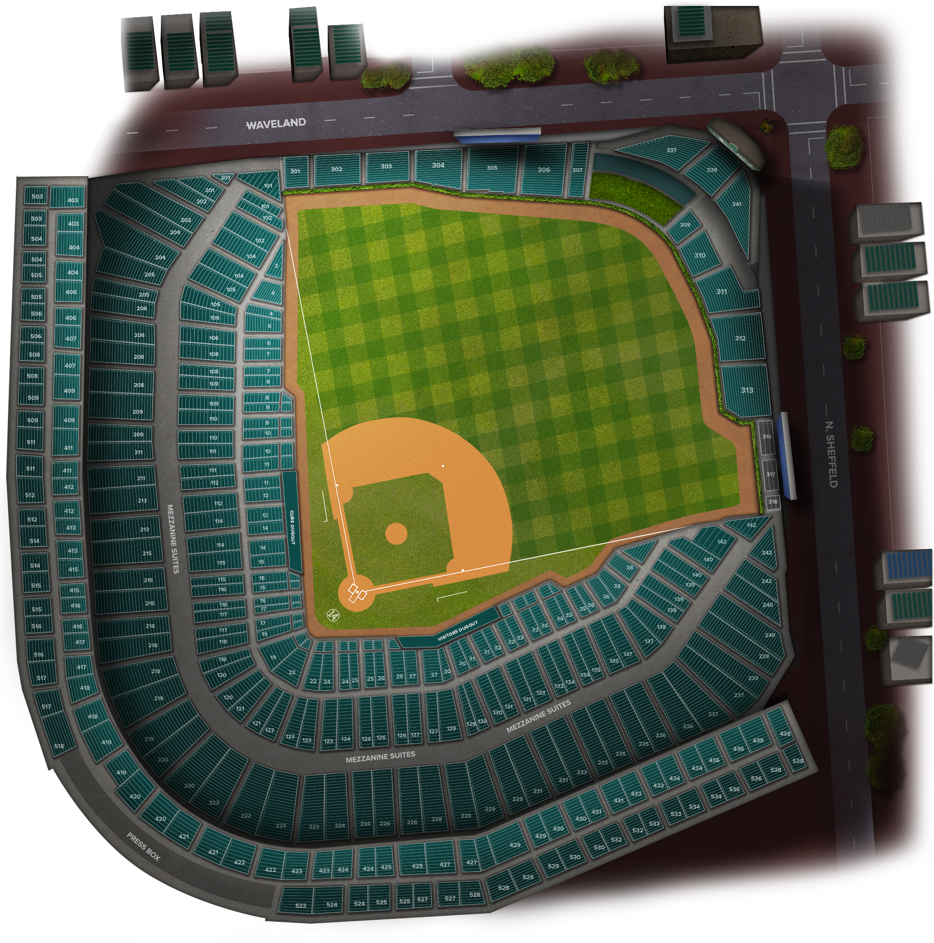 Pittsburgh Pirates At Chicago Cubs At Wrigley Field - Wrigley Field (2560x1936), Png Download