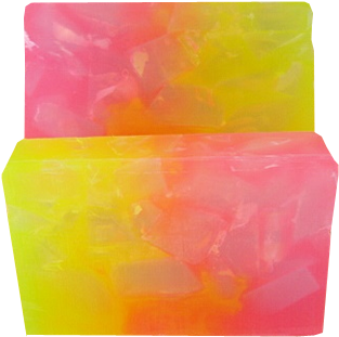 Pink Grapefruit - Soap (373x377), Png Download