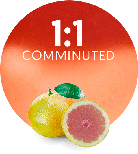 Pink Grapefruit Comminuted - Rangpur (536x595), Png Download
