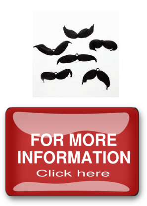 6 Way Adjustable Mustache For - 6 Way Adjustable Mustache - Black (297x417), Png Download