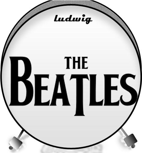 Ps-made Beatles Bass Drum - Beatles Drum Logo Png (500x500), Png Download