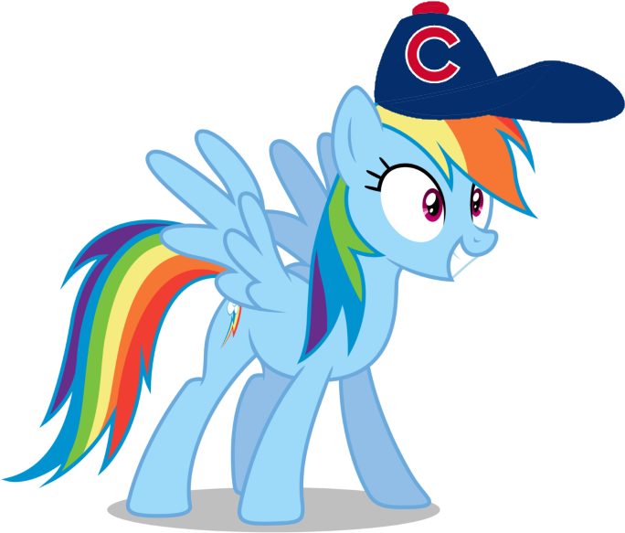 Rainbow Dash Images Rainbow Dash Wearing A Chicago - Friendship Is Magic Rainbow Dash (801x687), Png Download