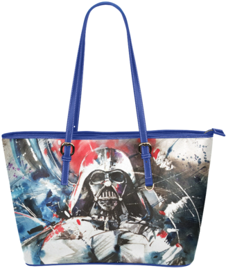 Darth Vader Watercolor Print Authentic Pu Leather Tote - Darth Vader Wallpaper Full Hd (480x480), Png Download