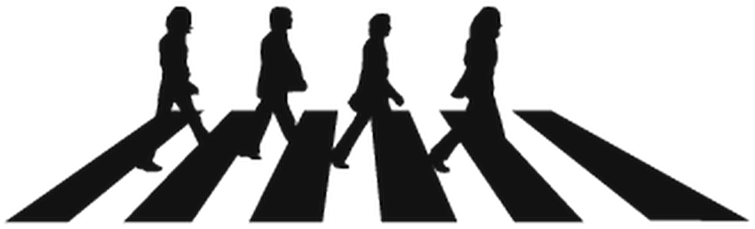 The Beatles Abbey Road Png - Beatles Abbey Road Black And White (800x800), Png Download