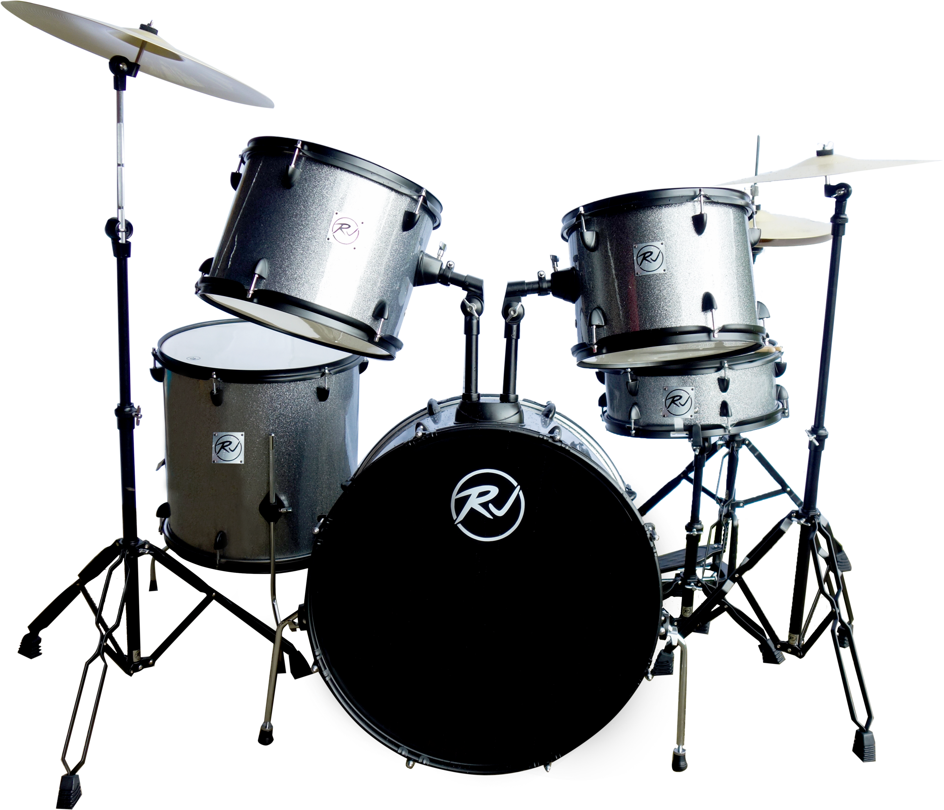 Rj Basics Drumset - Drums (4096x3072), Png Download