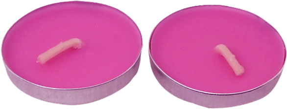Twin Tea Light Diwali Candles - Candle (600x600), Png Download