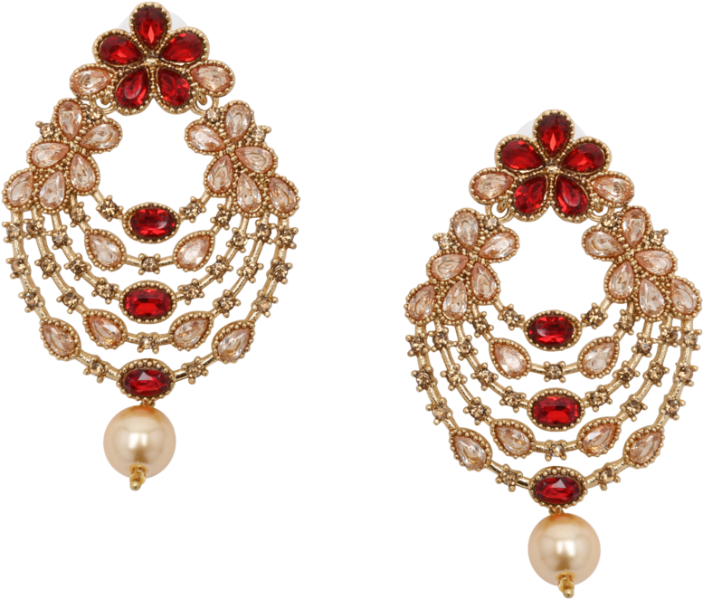 Mehndi Chand Earrings - Earrings (800x800), Png Download