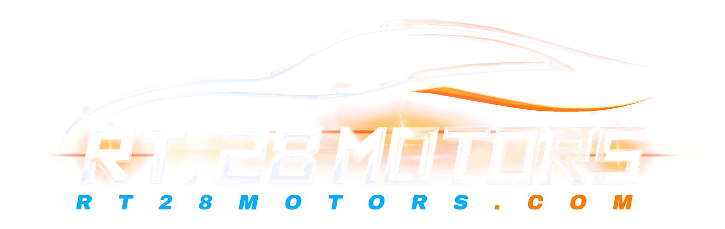 Rt 28 Motors Logo - Orange (1440x455), Png Download