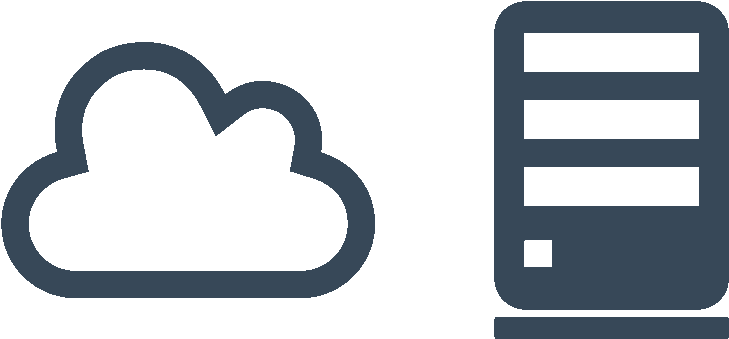 Cloud And Server Icon (900x450), Png Download