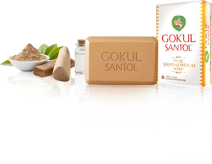 Gokul Santol Soap - Gokul Sandal Soap Price (720x558), Png Download