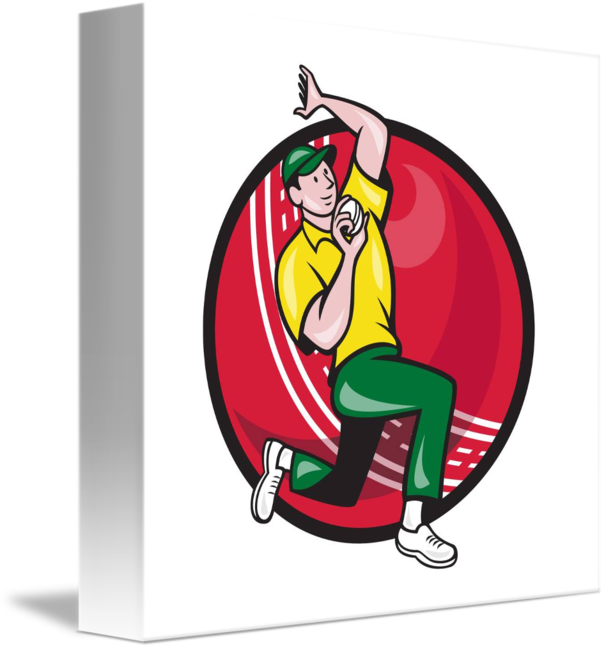 Cricket Clipart Cricket Bowler - Cricket Jersey Designs Software (606x650), Png Download