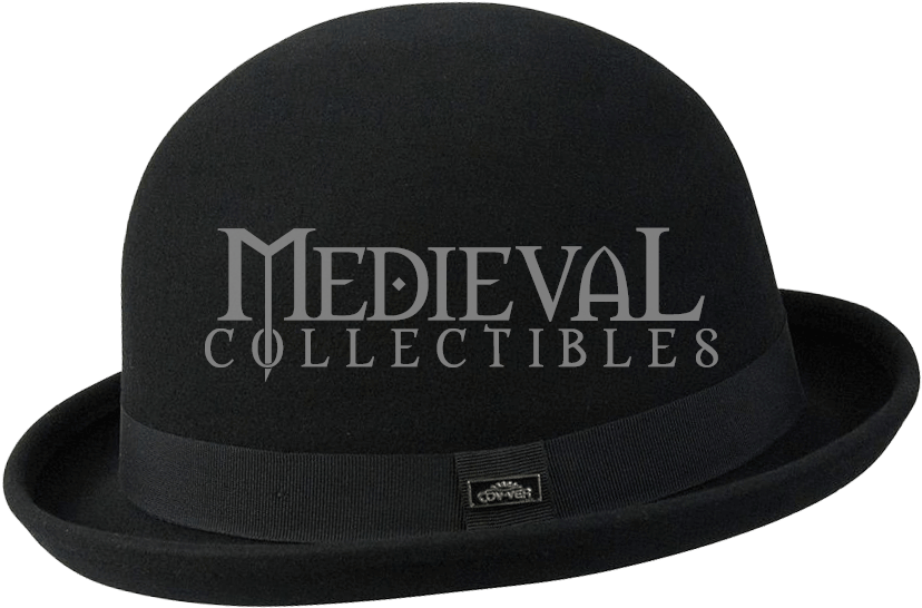 Black Bowler Hat - Fedora (827x827), Png Download