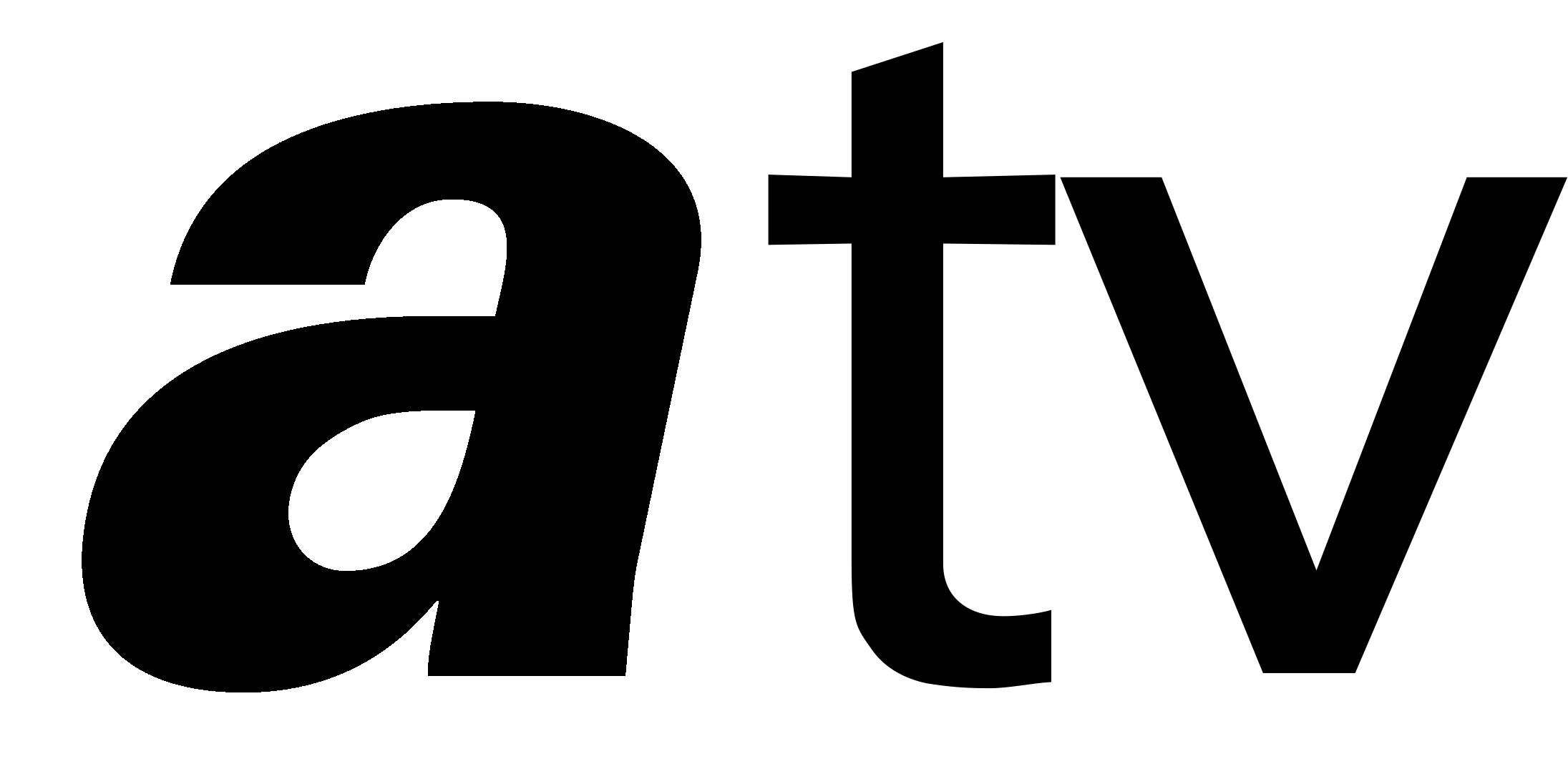 Atv 01 Logo Black And White - Graphics (2400x2400), Png Download