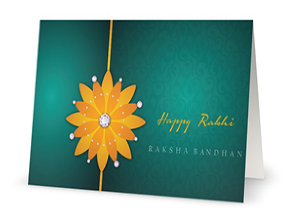 Rakhi Front-600x600 - Happy Raksha Bandhan Background (600x600), Png Download