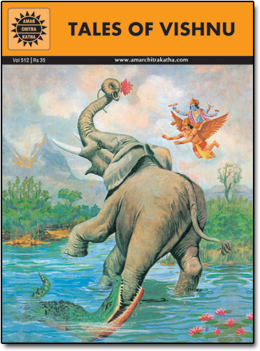 Tales Of Vishnu - Amar Chitra Katha Tales Of Vishnu (700x525), Png Download