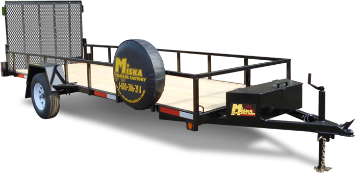 Atv / Utv Trailer - Boat Trailer (900x470), Png Download