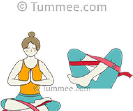 Yoga Clipart Lotus Pose - Illustration (640x480), Png Download