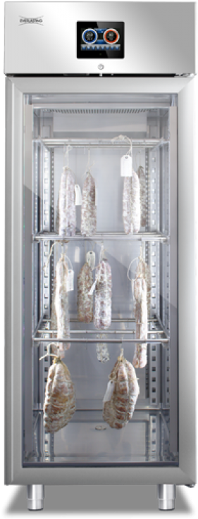 Dry Aging Cabinet Single Glass Door - Wardrobe (800x800), Png Download